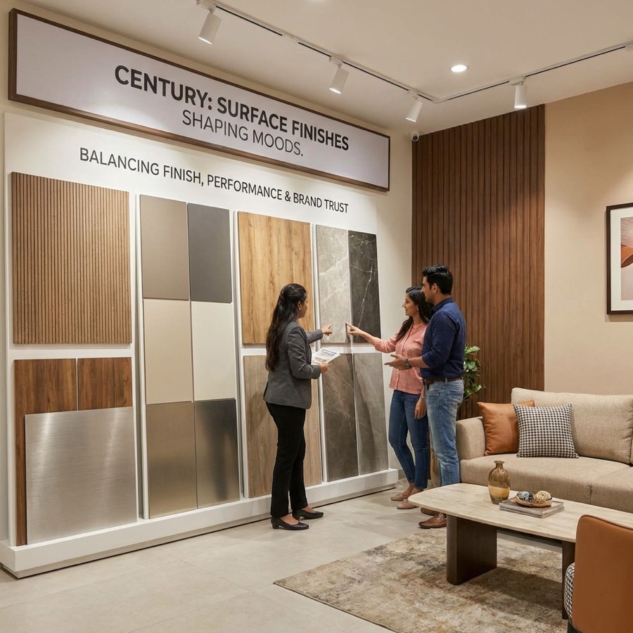 Century laminate consultation display