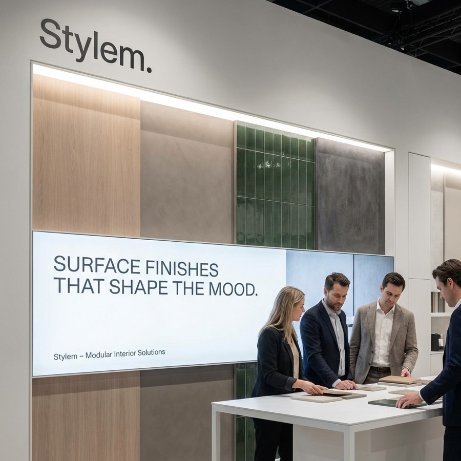 Stylem laminate showroom presentation