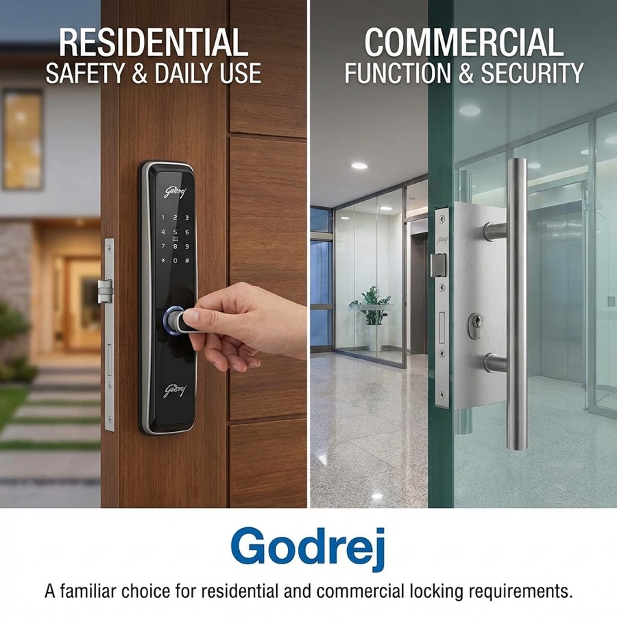 Godrej lock options for residential and commercial use